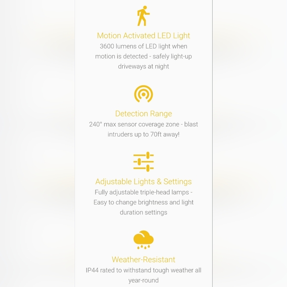 KODA Motion Activated LED Security Floodlight - Picture 11 of 16